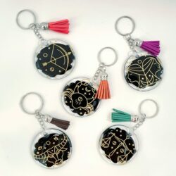 Llaveros de signos zodiacales