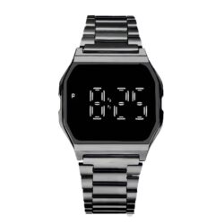 Reloj metálico negro