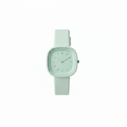 Reloj de muñeca minimalista color verde menta